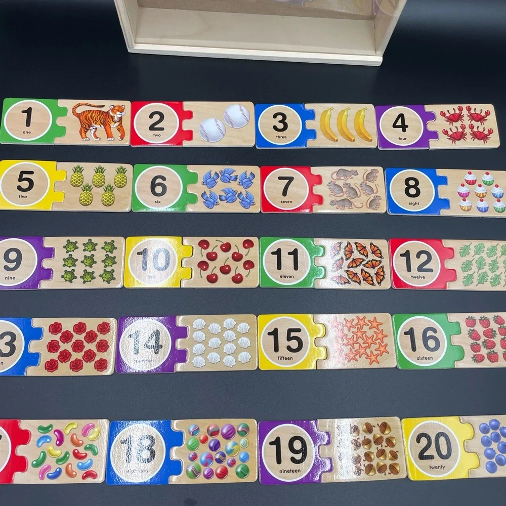 Melissa And Doug Self Correcting 1-20 Number Puzzles